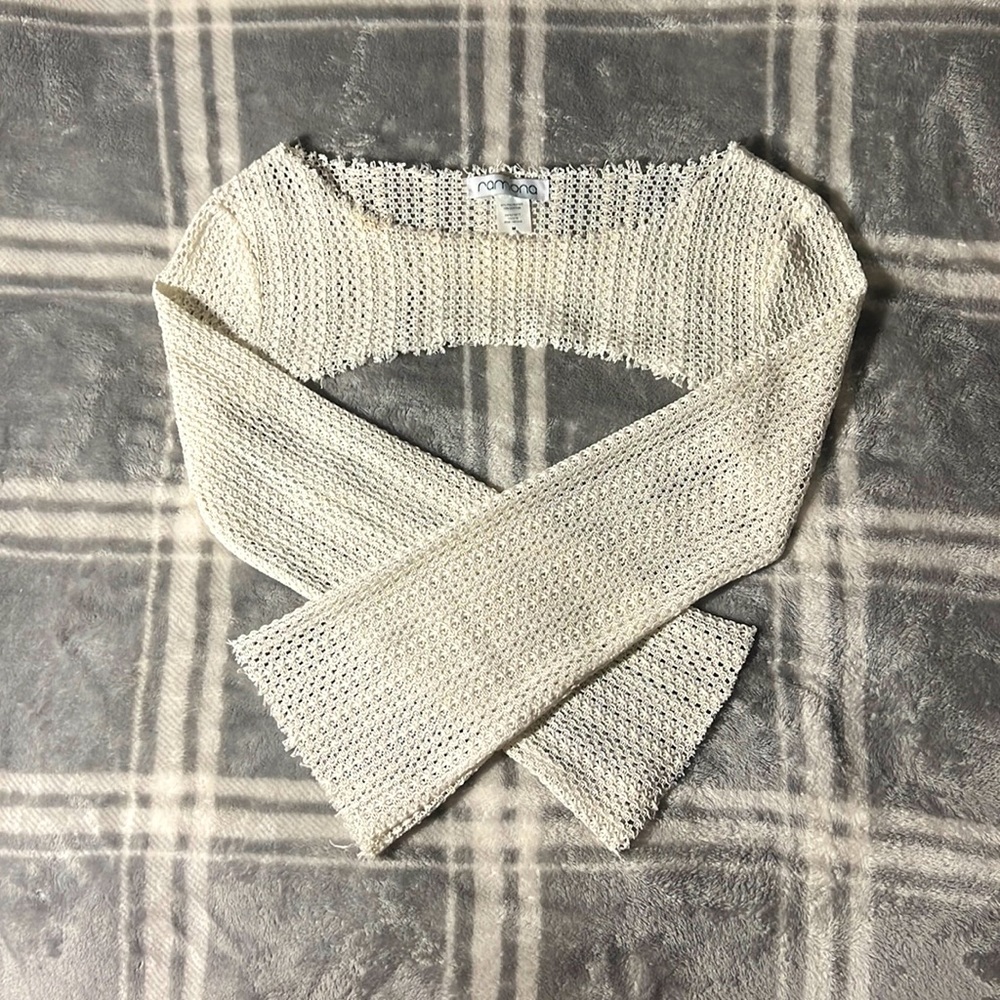 White Shoulder Shrug